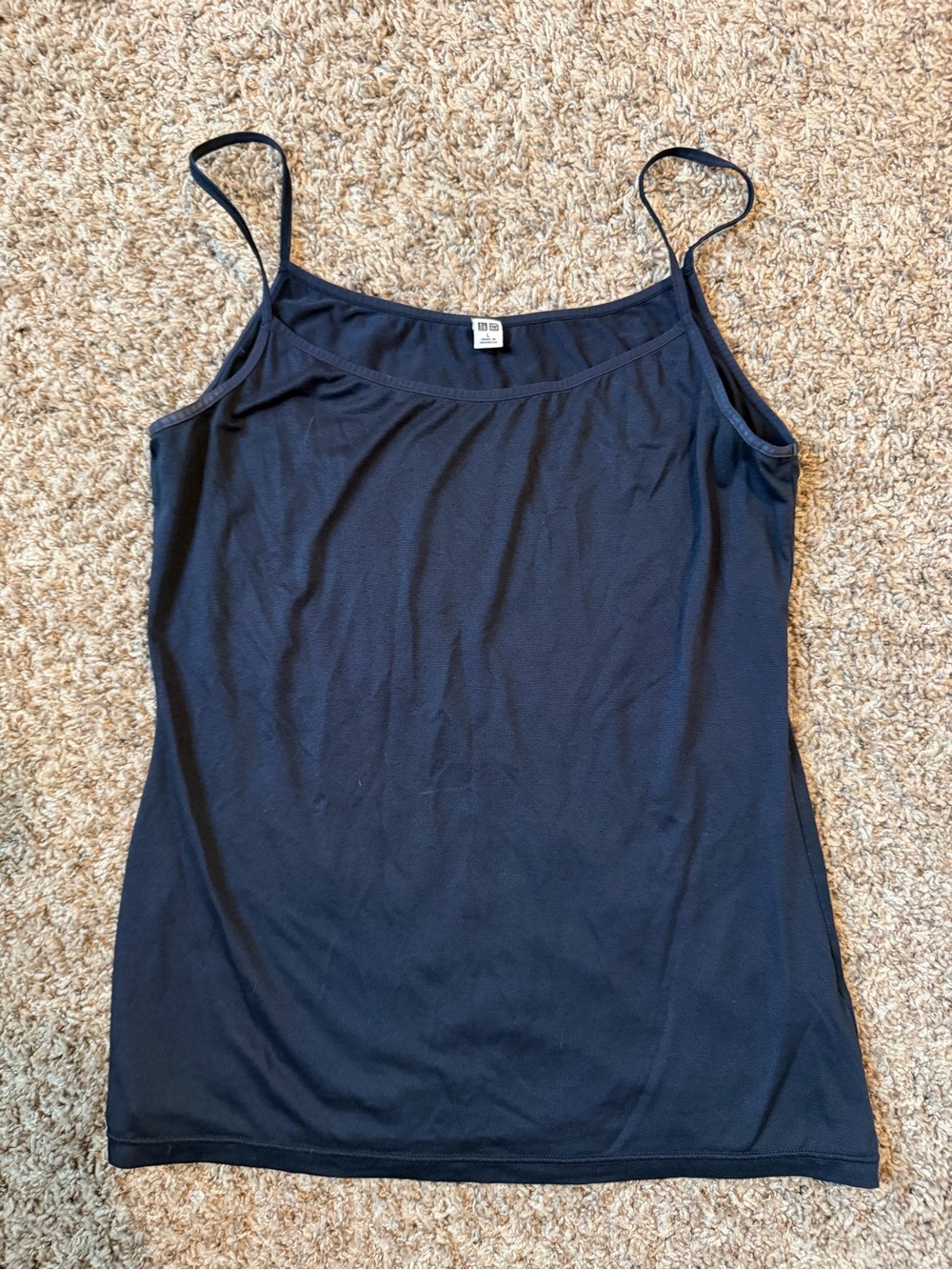 Uniqlo Heattech Navy Tank Top